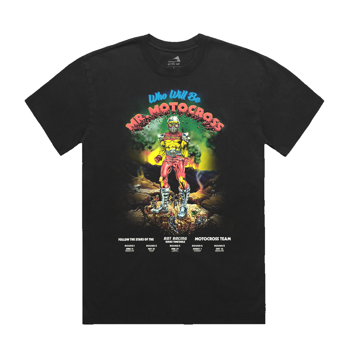 Rat Racing Whiskers Fade Long Sleeve Tee - Black – Go The Rat Racing