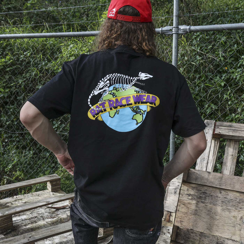 RAT WORLD TEE BLACK