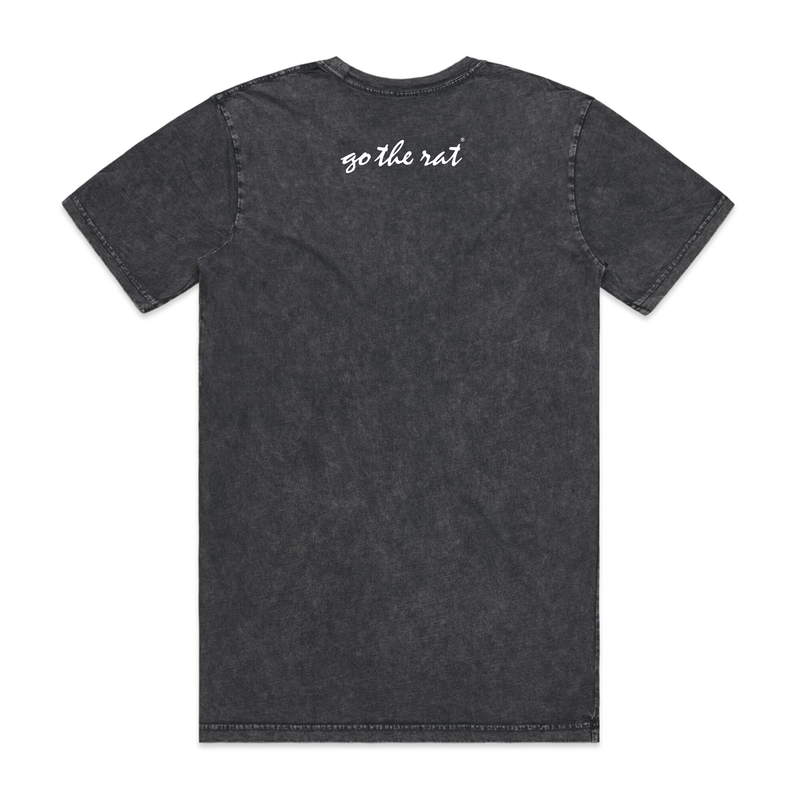 RATSHIRTS Checkers - STONEWASH TEE