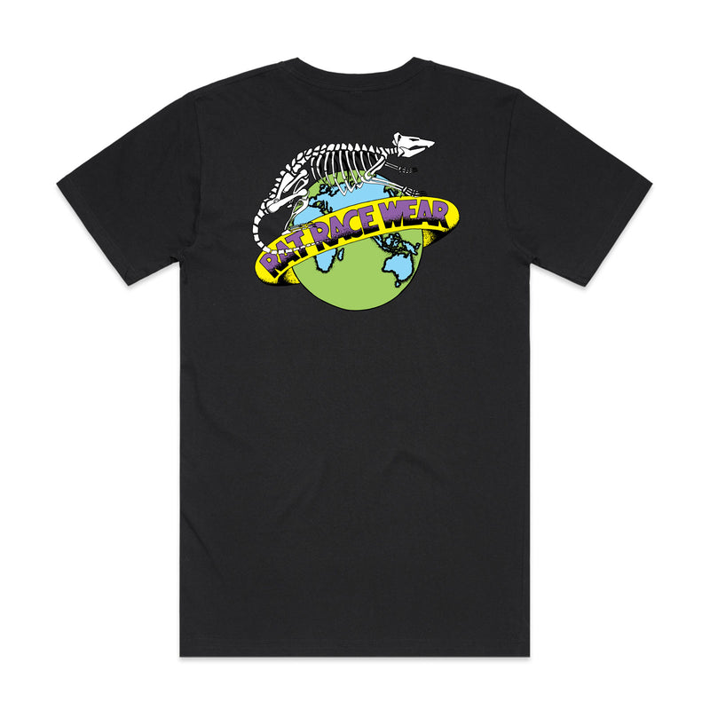 RAT WORLD TEE BLACK