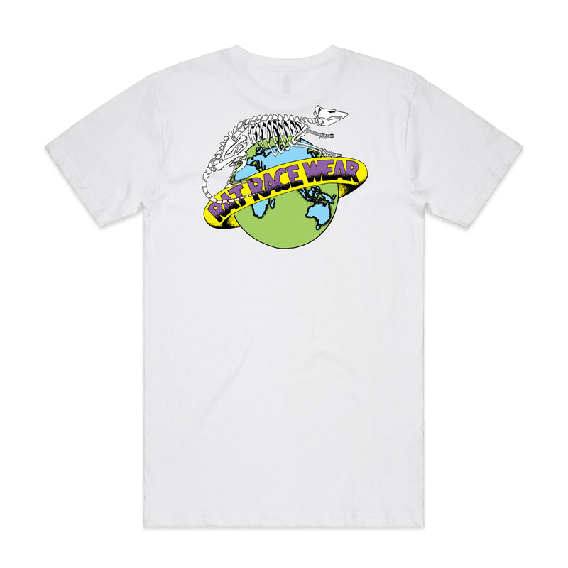 RAT WORLD TEE WHITE